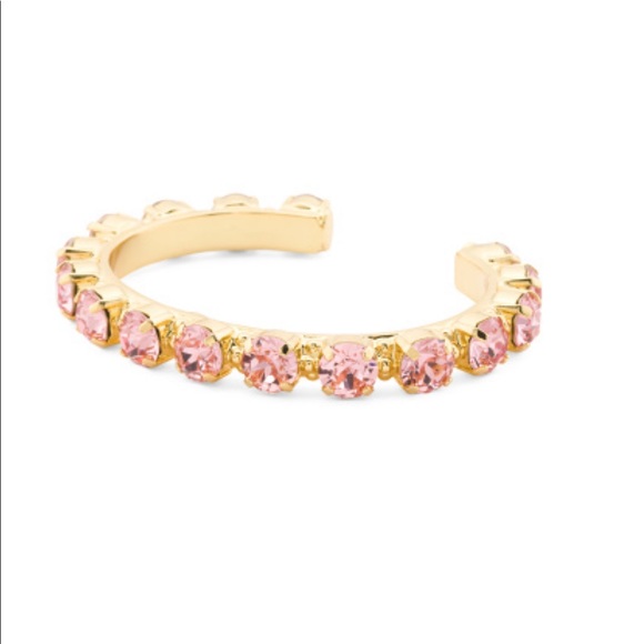 Sorrelli Riveting Romance Cuff Bracelet in pink and gold NWT - Picture 3 of 17